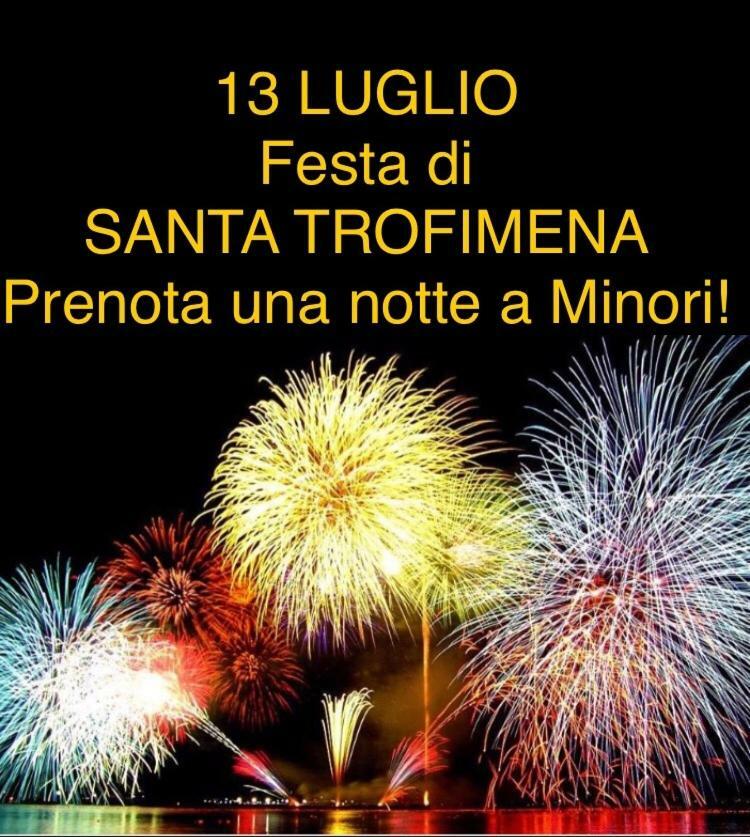 La Conchiglia Villa Minori Bagian luar foto