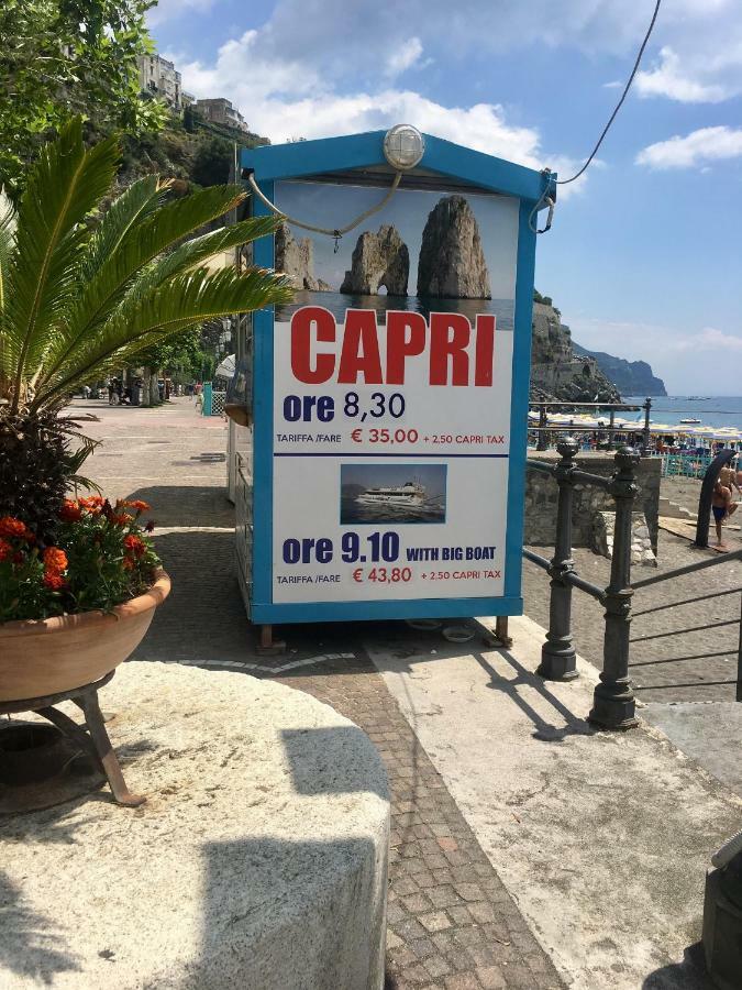La Conchiglia Villa Minori Bagian luar foto